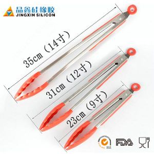 Silicone Bbq Kitchen Tongs