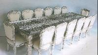 Silver Coated Dining Table Set