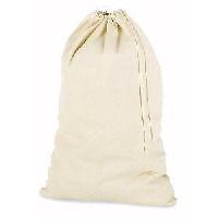 organic cotton drawstring tubular bags