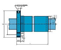 Double Nut with Flange DBS