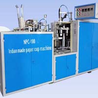 The NPC 100 new model indian made paper cup machine
