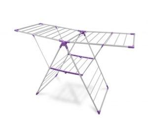 Bonita Silver Coating Purple Colour Geant Clothes Stand