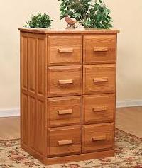 wooden furniture like filing cabinets
