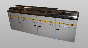 Manual multi stage ultrasonic cleaning system