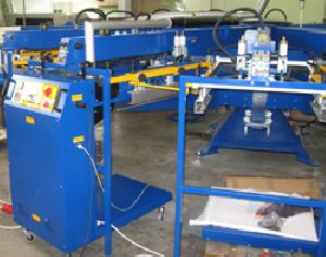 UVF FLASH UNIT rotary screen printing press