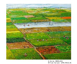 Paintings - Farmers on the filed