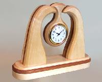 wood table clocks