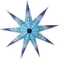 MULTICOLOR christmas paper star