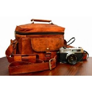 Leather DSLR Camera Bag