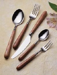 Wooden Handle Cutlery Set
