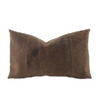 Leather pillow