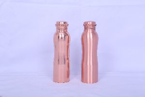 950 ml Copper Curved Water Bottles