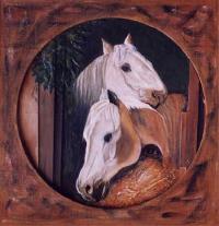 Two Horses Paintings-Code No. 061
