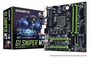 GIGABYTE G1.SNIPER M7 LGA 1151 INTEL B150 USB 3.0 MICRO ATX INTEL MOTHERBOARD