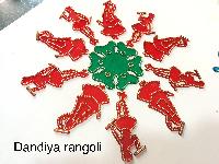 Dandiya Acrylic Rangoli