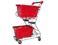 Shopping Baskets With Trolleys