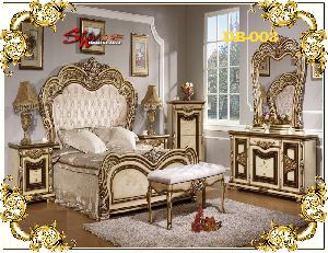 DB-003 Wooden Double Bed