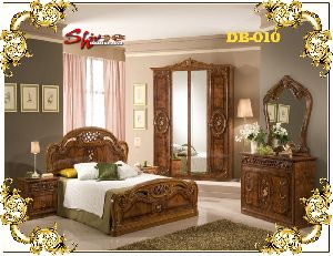DB-010 Wooden Double Bed
