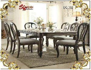 DG-002 Wooden Dining Table Set