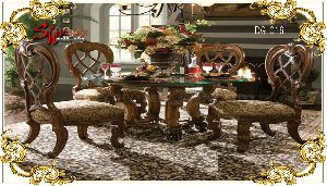 DG-016 Wooden Dining Table Set