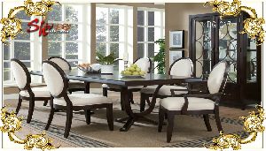 DG-017 Wooden Dining Table Set