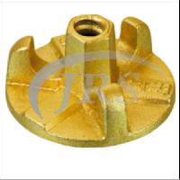Yellow three wing scaffolding anchor nuts