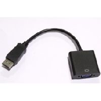 Technotech Display Port DP To VGA Cable Adapter (Color May Vary)