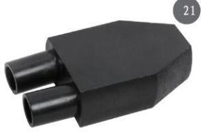 Plastic Pipe Fittings U Head For Ground Source Heat Pump