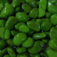 Green Colour Pebbles