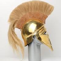 Brass Corinthian Helmet
