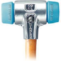 SIMPLEX soft-face mallets 50 to 40 with aluminium housing and high-quality wooden handle EH 3101