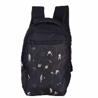ANTARES-SPORTY Black Print bagpack