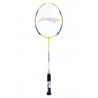 Li-Ning Pro-2600 G-Force Carbon Fiber Badminton Racquet, (Yellow/Blue)