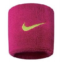 Nike Swoosh Wrist Band (Pink/Fluorecent Green)