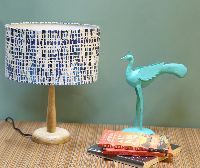 Table Lamp - Blue and White