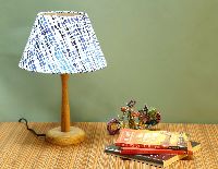Blue Table Lamp Taper