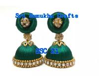 Silk Jhumka