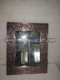 6004 Rectangular Embossed Copper Mirror