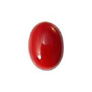Red Oval Shaped Coral Stones
