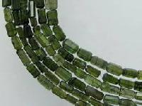 Green Tourmsline Tube Beads