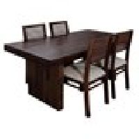 New York Solid Wood 6 Seater Dining Table