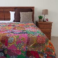 Kantha Patchwork Quilt