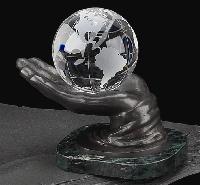 Cone Style Crystal Globe