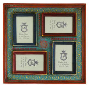 Painted Wooden Collage Photo Frames