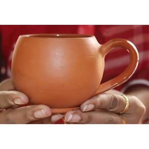 terracotta cup