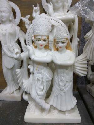 Marble Radha Krishna Statues