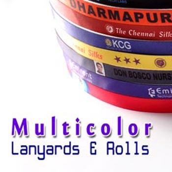Multicolor Lanyard Rolls