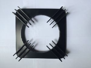 Gas Stove Square Pan Support With 12 Nozzle