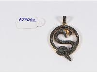 Antique Style Snake Shaped Pendant