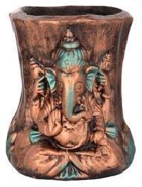 Terracotta Ganesh Vase